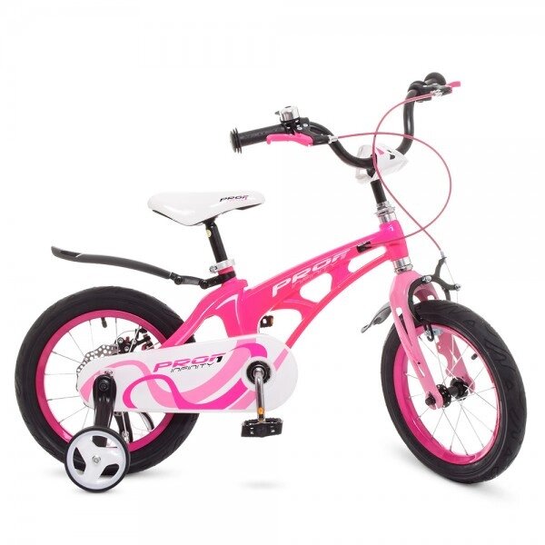 Велосипед дитячий Profi Infinity LMG16203 16 дюймів рожевий від компанії Shock km ua - фото 1