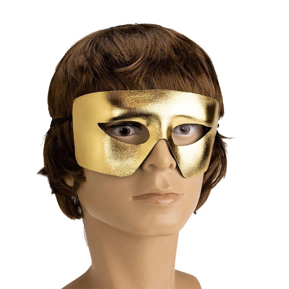 Венеціанська маска Містер Х (золота) від компанії Shock km ua - фото 1