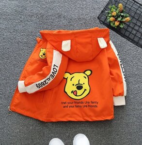Вітрівка для хлопчика оранж Bear 2034, розмір 110