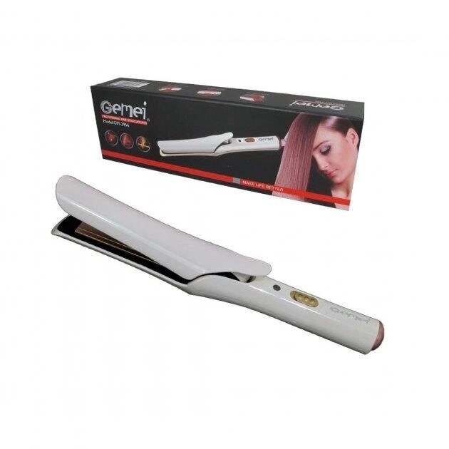 Випрямляч для волосся Gemei GM-2956 35 Вт білий від компанії Shock km ua - фото 1