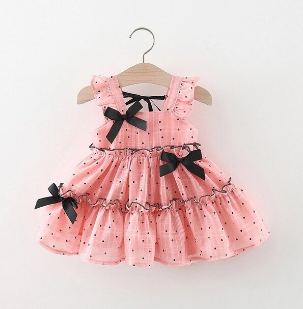 Вишукана сукня для дівчинки рожева 2153, розмір 90 від компанії Shock km ua - фото 1