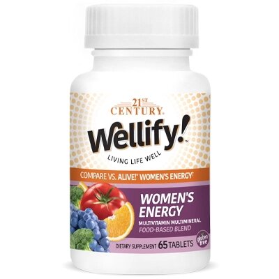 Вітаміни та мінерали 21st Century Wellify! Women's Energy, 65 таблеток від компанії Shock km ua - фото 1