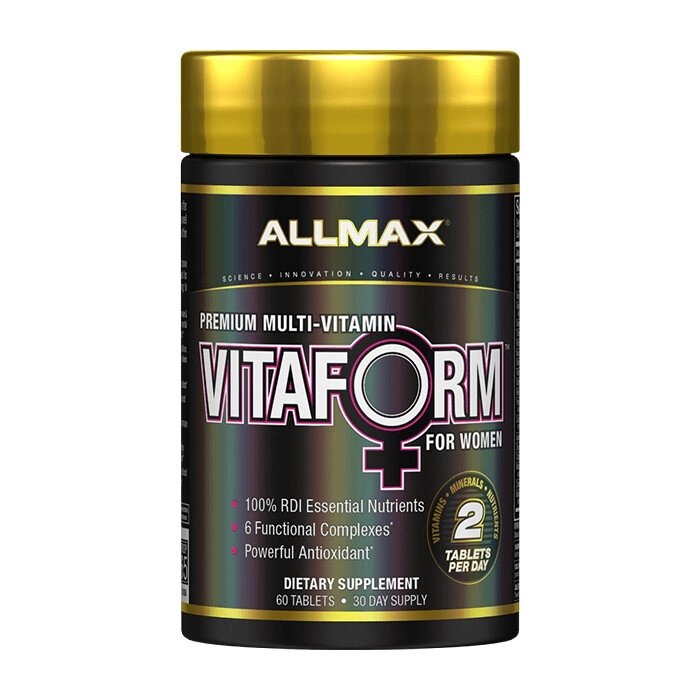 Вітаміни та мінерали Allmax Nutrition VitaForm for Women, 60 таблеток від компанії Shock km ua - фото 1