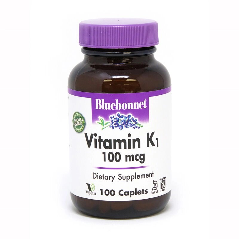 Вітаміни та мінерали Bluebonnet Nutrition Vitamin К2 100 mcg, 100 капсул від компанії Shock km ua - фото 1