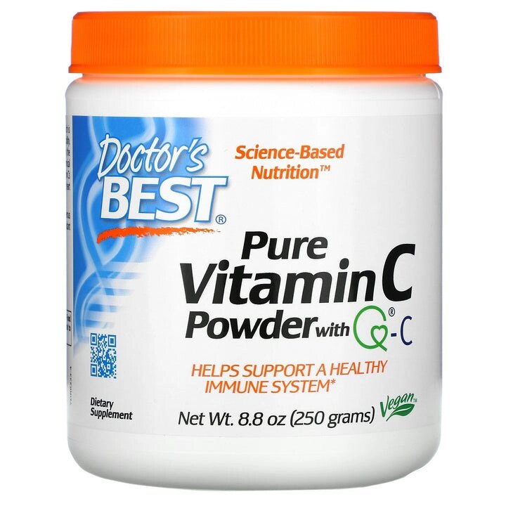 Вітаміни та мінерали Doctor's Best Pure Vitamin C, 250 грам від компанії Shock km ua - фото 1