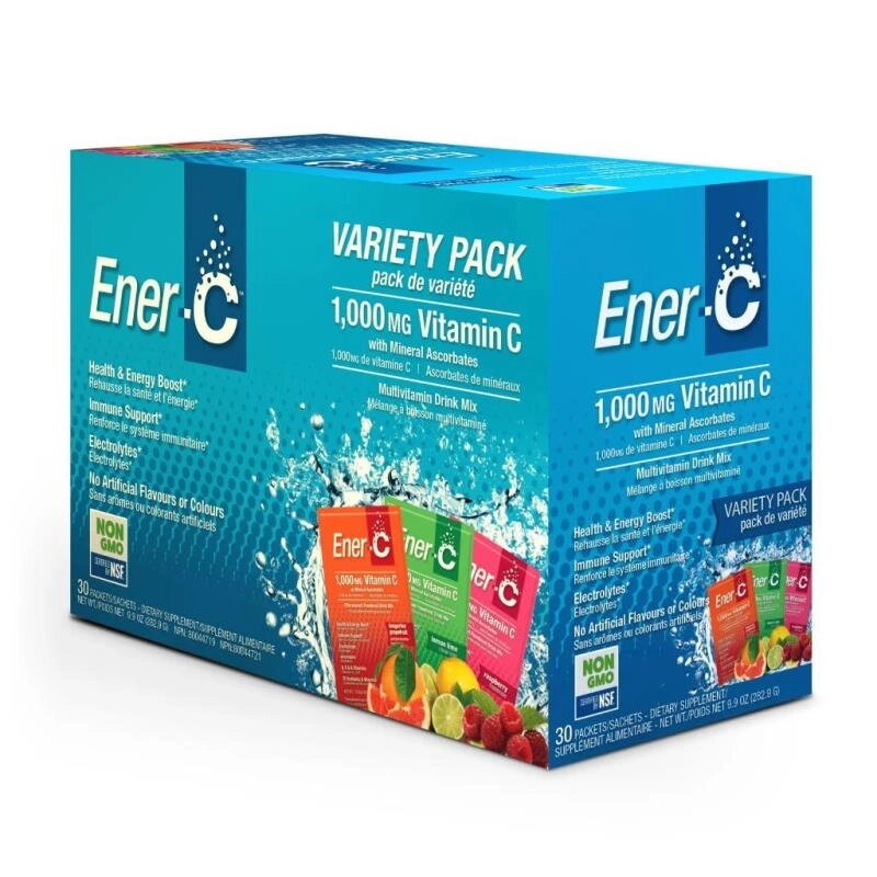 Вітаміни та мінерали Ener-C Vitamin C, 30 пакетиків від компанії Shock km ua - фото 1