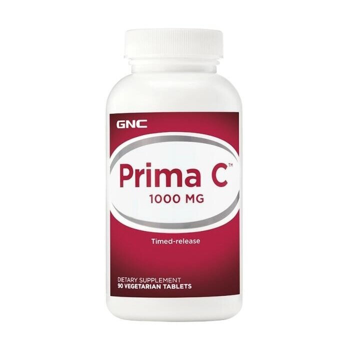 Вітаміни та мінерали GNC Prima C 1000 mg, 90 таблеток від компанії Shock km ua - фото 1
