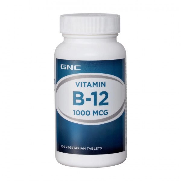 Вітаміни та мінерали GNC Vitamin B12 1000 mcg, 100 таблеток від компанії Shock km ua - фото 1