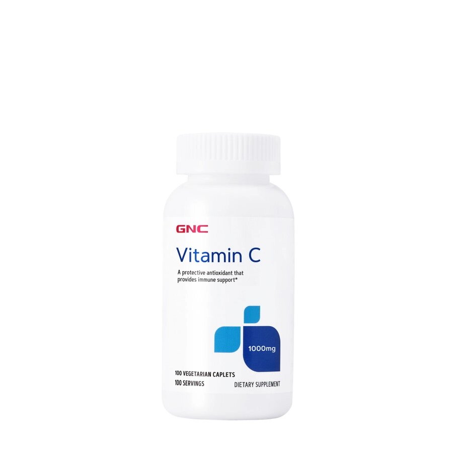 Вітаміни та мінерали GNC Vitamin C 1000 mg, 100 каплет від компанії Shock km ua - фото 1