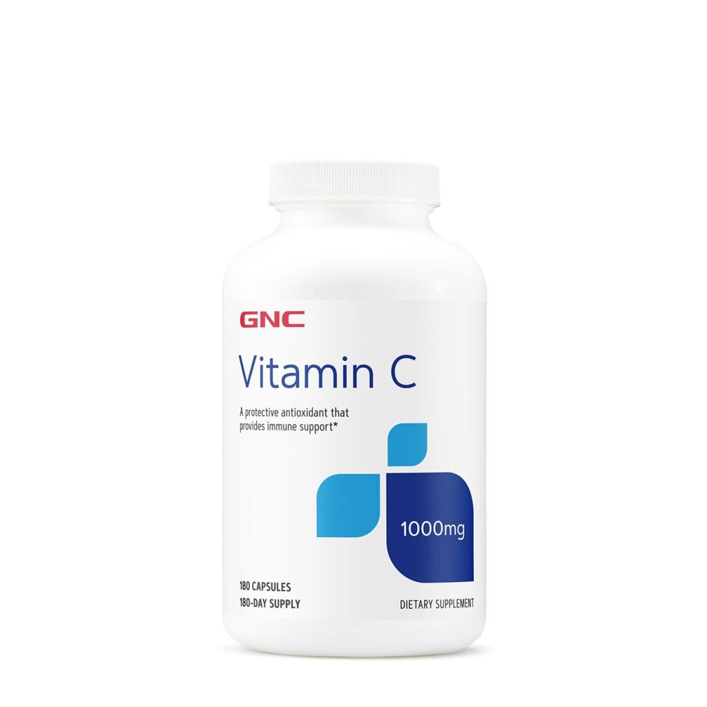 Вітаміни та мінерали GNC Vitamin C 1000 mg, 180 капсул від компанії Shock km ua - фото 1