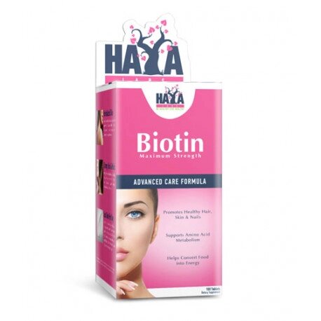 Вітаміни та мінерали Haya Labs Biotin 10000 mcg, 100 таблеток від компанії Shock km ua - фото 1