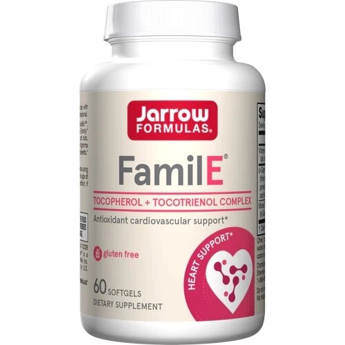 Вітаміни та мінерали Jarrow Formulas Famil-E, 60 капсул від компанії Shock km ua - фото 1