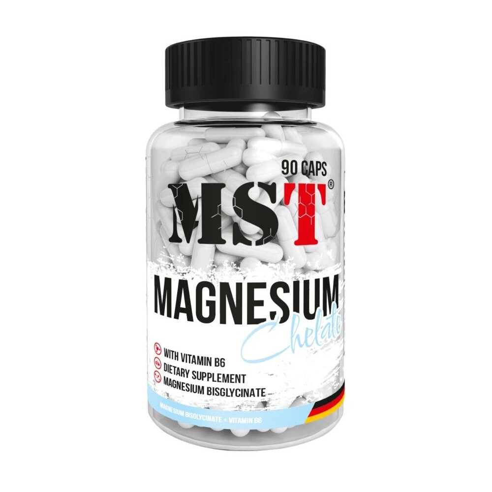 Вітаміни та мінерали MST Magnesium Chelate, 90 капсул від компанії Shock km ua - фото 1
