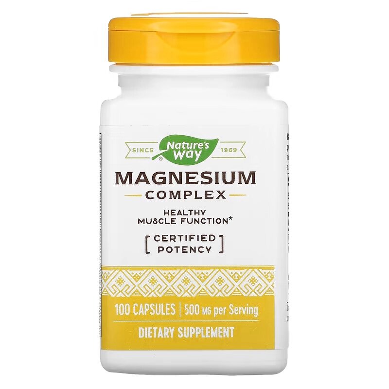 Вітаміни та мінерали Nature's Way Magnesium Complex, 100 капсул від компанії Shock km ua - фото 1