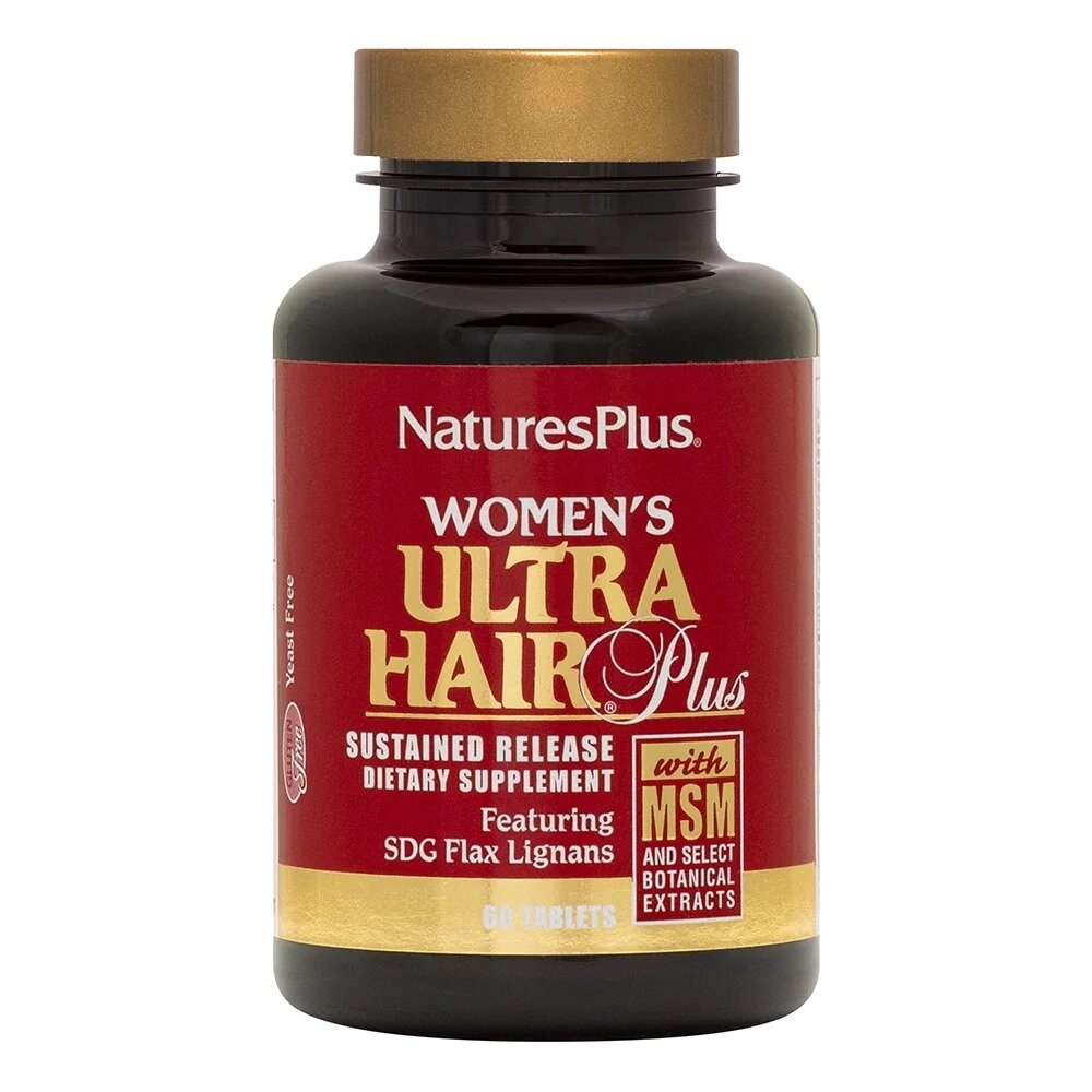 Вітаміни та мінерали Natures Plus Ultra Hair Women's, 60 таблеток від компанії Shock km ua - фото 1