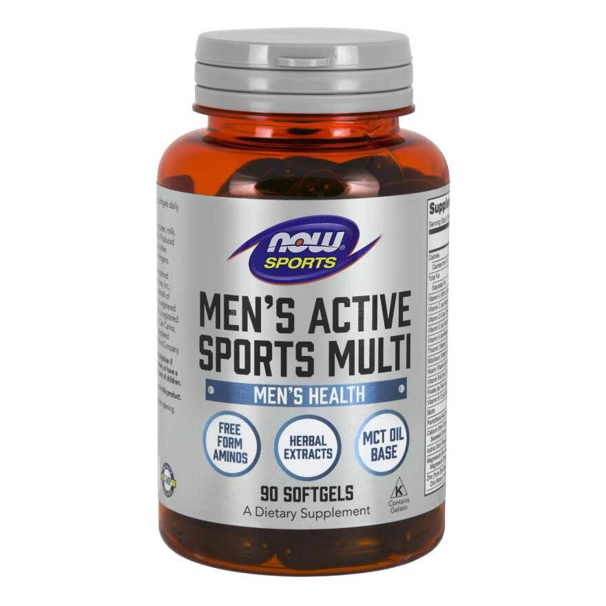 Вітаміни та мінерали NOW Mens Active Sports Multi, 90 капсул від компанії Shock km ua - фото 1