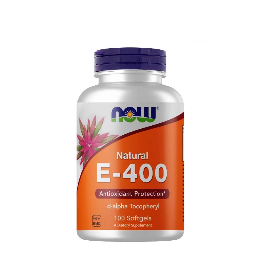 Вітаміни та мінерали NOW Vitamin E-400 D-Alpha Tocopheryl, 100 капсул від компанії Shock km ua - фото 1