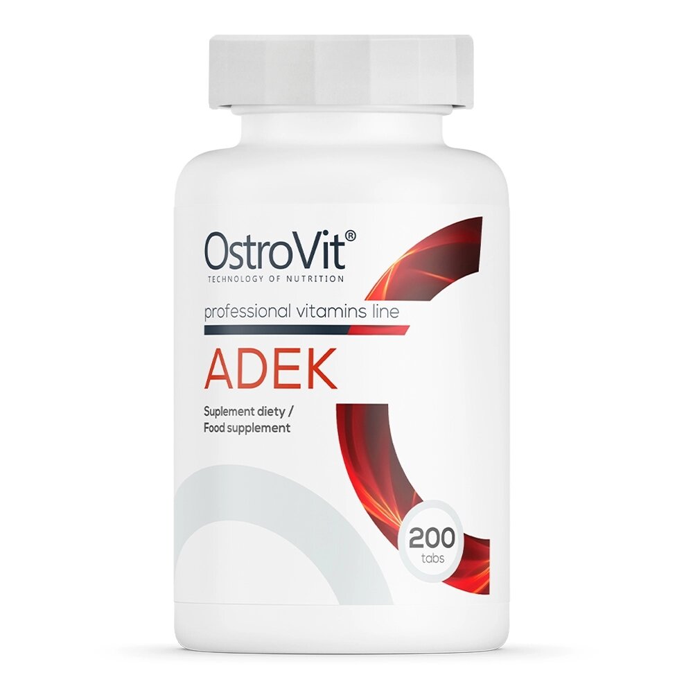 Вітаміни та мінерали OstroVit ADEK, 200 таблеток від компанії Shock km ua - фото 1
