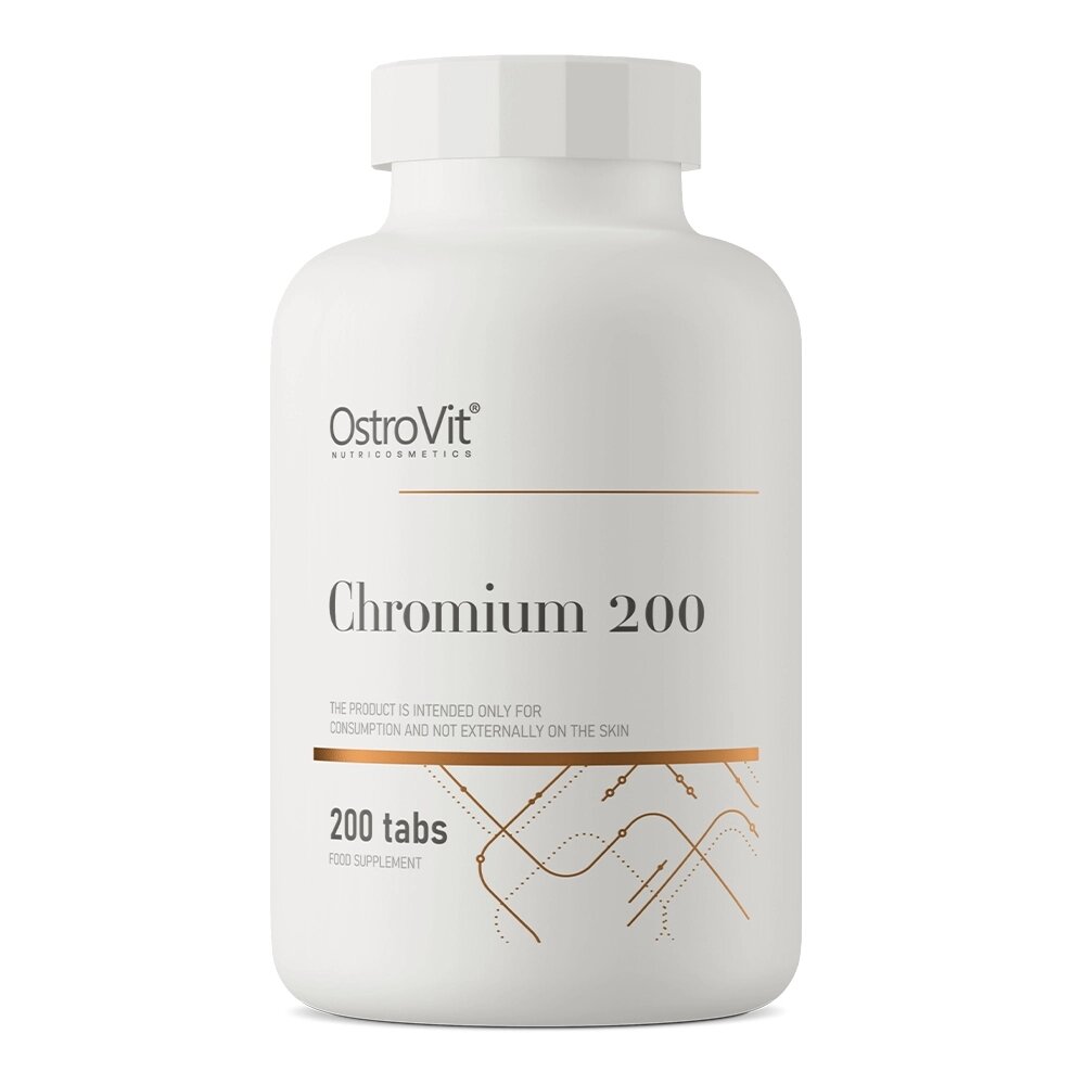 Вітаміни та мінерали OstroVit Chromium 200 mg, 200 таблеток від компанії Shock km ua - фото 1