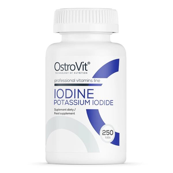 Вітаміни та мінерали OstroVit IODINE Potassium Iodide, 250 таблеток від компанії Shock km ua - фото 1