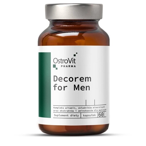 Вітаміни та мінерали OstroVit Pharma Decorem For Men, 60 капсул від компанії Shock km ua - фото 1