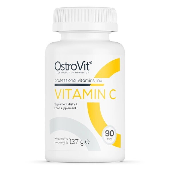 Вітаміни та мінерали OstroVit Vitamin C, 90 таблеток від компанії Shock km ua - фото 1