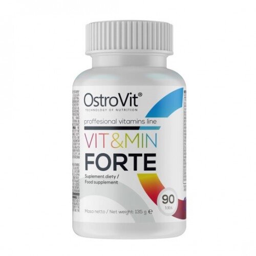 Вітаміни та мінерали OstroVit VitMin Forte, 90 таблеток від компанії Shock km ua - фото 1