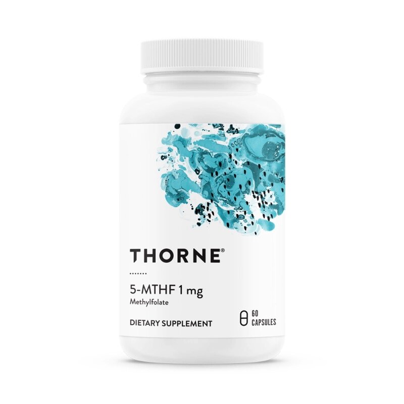 Вітаміни та мінерали Thorne Research 5-MTHF 1 mg, 60 капсул від компанії Shock km ua - фото 1