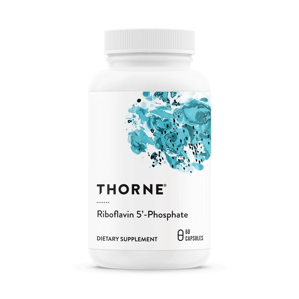 Вітаміни та мінерали Thorne Riboflavin 5' Phosphate, 60 капсул від компанії Shock km ua - фото 1