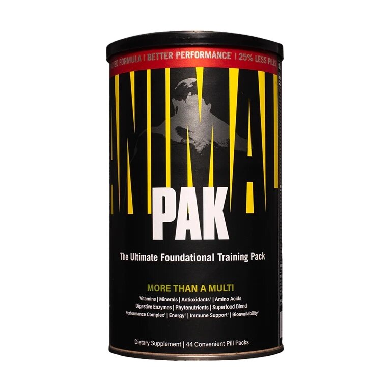 Вітаміни та мінерали Universal Nutrition Animal Pak, 44 пакетиків від компанії Shock km ua - фото 1