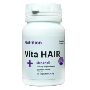 Вітаміни та мінерали EntherMeal Vita Hair + Skin and Nail, 60 капсул