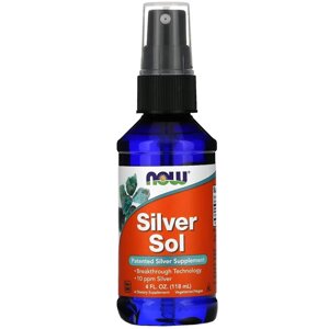 Вітаміни та мінерали NOW Silver Sol, 118 мл