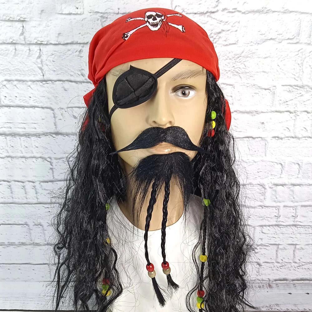 Вуса та борода пірата Джека Горобця від компанії Shock km ua - фото 1