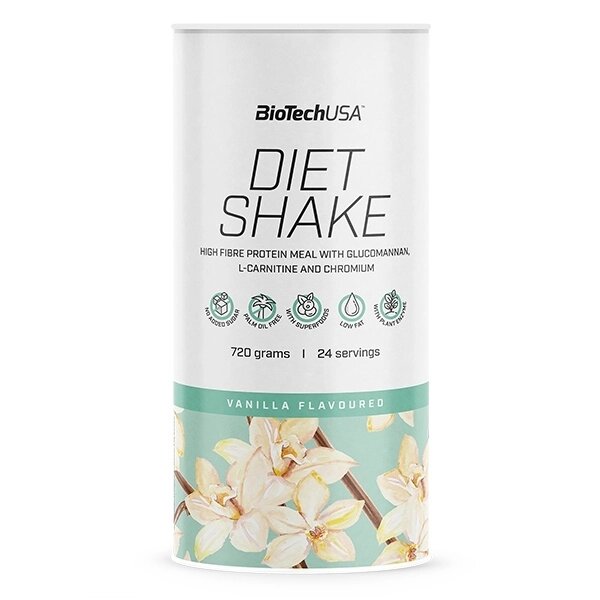 Замінник харчування BioTech Diet Shake, 720 грам Шоколад від компанії Shock km ua - фото 1
