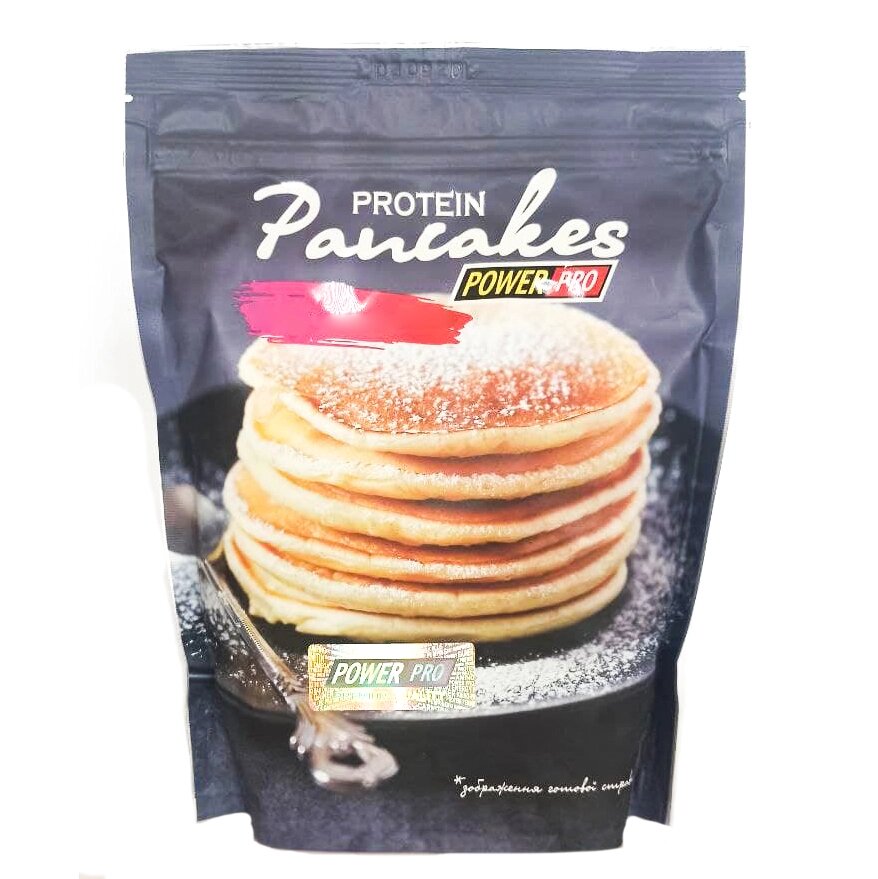 Замінник харчування Power Pro Pancake Protein 600 грам Полуниця від компанії Shock km ua - фото 1