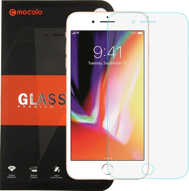 Защитное стекло Mocolo 2.5D 0.33mm Tempered Glass iPhone 8 від компанії Shock km ua - фото 1