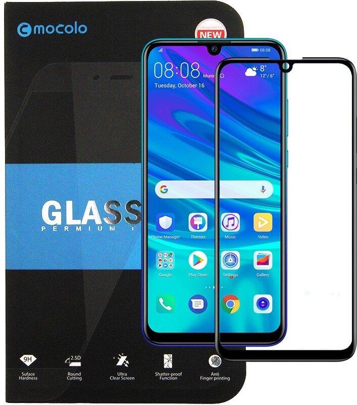 Защитное стекло Mocolo 2.5D Full Cover Tempered Glass Huawei P Smart 2019 Black від компанії Shock km ua - фото 1