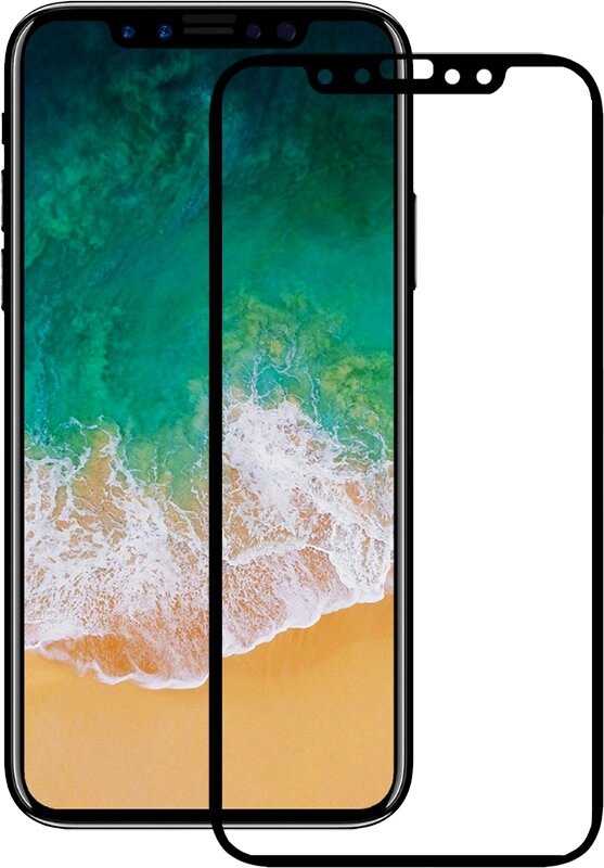 Защитное стекло Mocolo 2.5D Full Cover Tempered Glass iPhone X/XS/11 Pro Black від компанії Shock km ua - фото 1