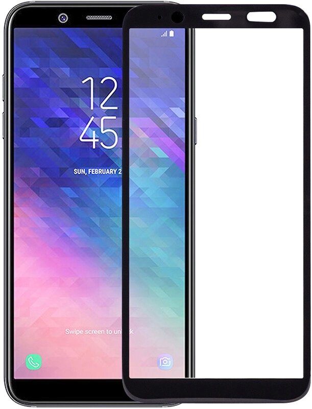 Защитное стекло TOTO 5D Cold Carving Tempered Glass Samsung Galaxy A6 2018/J6 2018 Black від компанії Shock km ua - фото 1