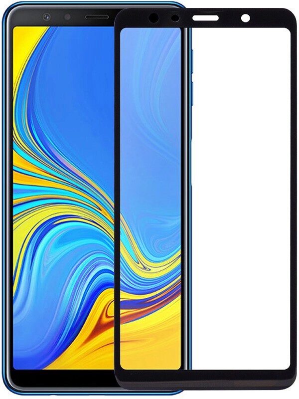 Защитное стекло TOTO 5D Cold Carving Tempered Glass Samsung Galaxy A7 2018 Black від компанії Shock km ua - фото 1