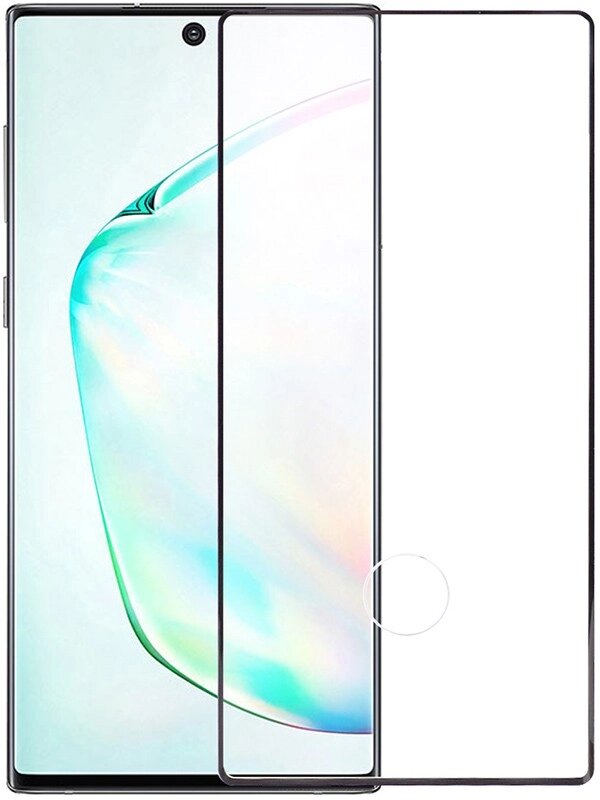 Защитное стекло TOTO 5D Cold Carving Tempered Glass Samsung Galaxy Note10+ Black від компанії Shock km ua - фото 1