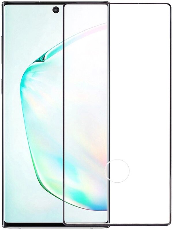 Защитное стекло TOTO 5D Cold Carving Tempered Glass Samsung Galaxy Note10 Black від компанії Shock km ua - фото 1
