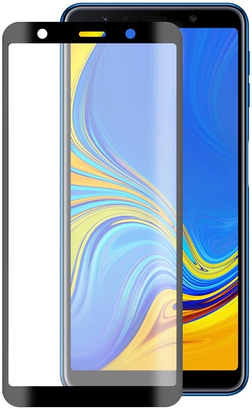 Защитное стекло TOTO 5D Full Cover Tempered Glass Samsung Galaxy A7 2018 Black від компанії Shock km ua - фото 1