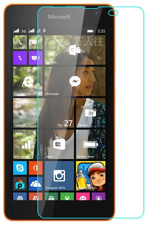 Защитное стекло TOTO Hardness Tempered Glass 0.33mm 2.5D 9H Microsoft Lumia 535 DS від компанії Shock km ua - фото 1