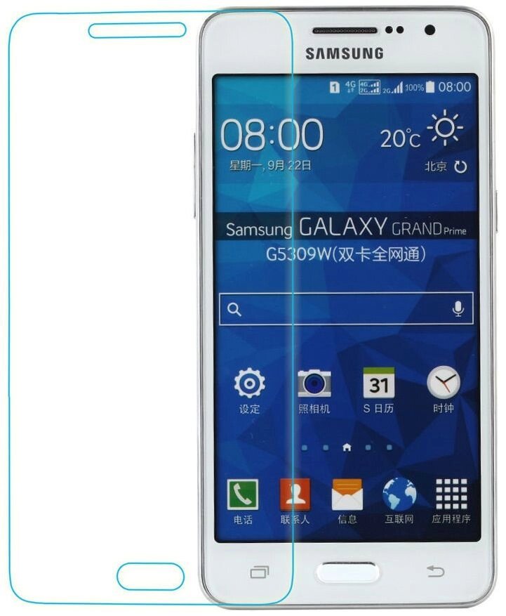 Защитное стекло TOTO Hardness Tempered Glass 0.33mm 2.5D 9H Samsung Galaxy Grand Prime від компанії Shock km ua - фото 1