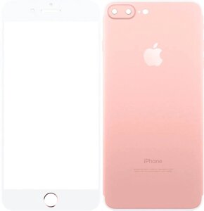 Защитное стекло TOTO Metal Tempered Glass 0.2 mm front and back iPhone 7 Plus Rose Gold