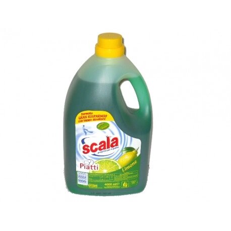 Засіб для миття посуду 4л Scala Piatti Limone 8006130501761 від компанії Shock km ua - фото 1