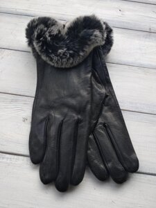 Жіночі рукавички Felix з хутром Великі 10-356