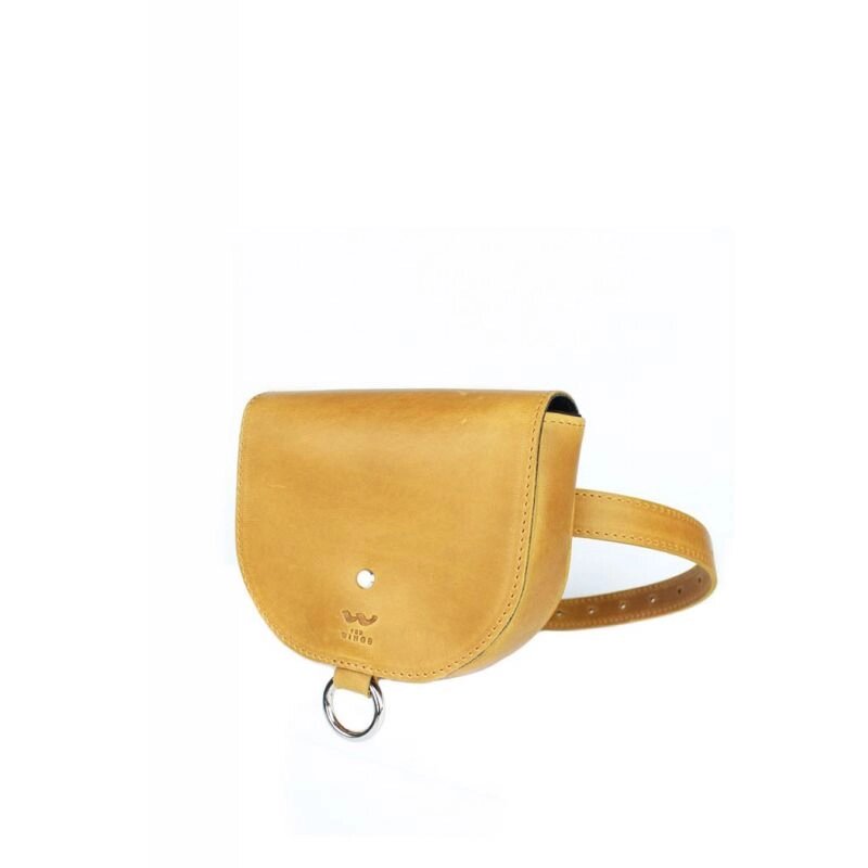 Жіноча шкіряна сумка Ruby S жовта вінтажна від компанії Shock km ua - фото 1