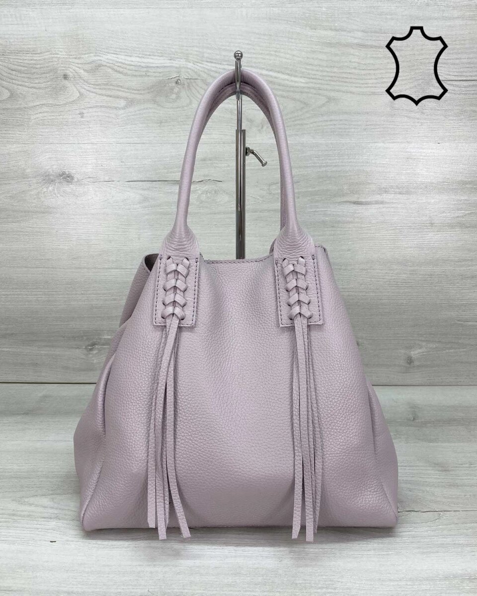 Жіноча сумка «Akua» фіолетова від компанії Shock km ua - фото 1